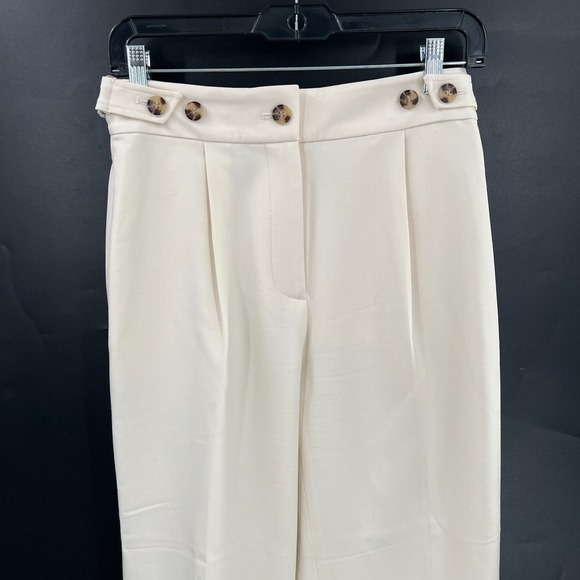 Club Monaco blogger favorite pleated cuffed wool trouser pants quiet luxury 0 - Picture 4 of 14